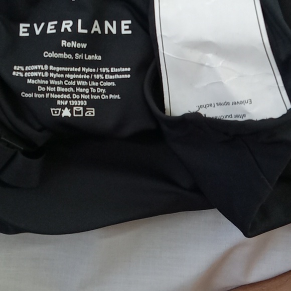 EVERLANE Bathing Suit Black Swimwear One Piece Swim Women New EXTRA LARGE XL - Picture 6 of 7